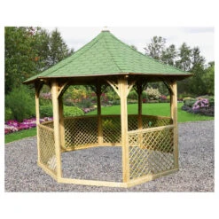 Pavillon Octogonal De Luxe Surface Extérieure 9,60 M2 KIC35 -Kobleo pavillon octogonal de luxe surface exterieure 9 60 m2 kic35 habrita foresta 2