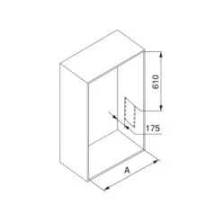 Penderie Rabattable 450-600mm Pour Armoire 12kg Acier Moka Emuca -Kobleo penderie rabattable 450 600mm pour armoire 12kg acier moka emuca 4
