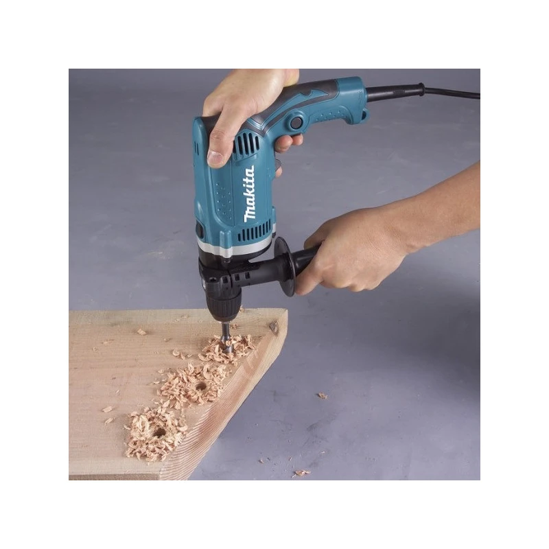Makita Perceuse à Percussion 13mm 650W HP1641K1K 2 Makita Perceuse à Percussion 13mm 650W HP1641K1K – Image 2