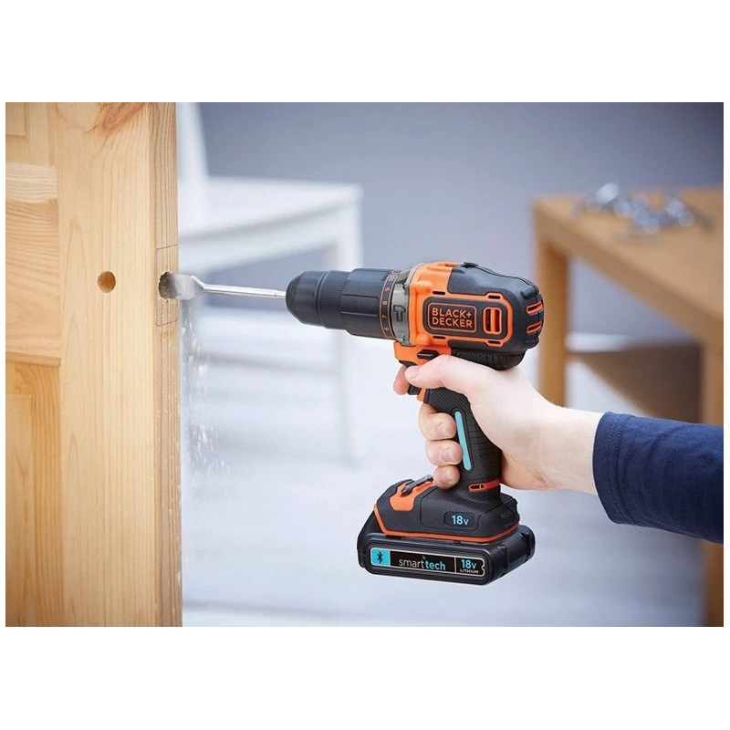 Perceuse à Percussion 18V 15Ah Li-Ion Connectivité Bluetooth/USB BDCHD 3 Perceuse à Percussion 18V 15Ah Li-Ion Connectivité Bluetooth/USB BDCHD – Image 3