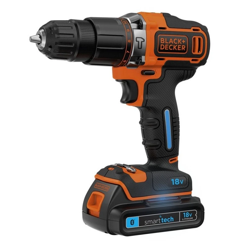 Perceuse à Percussion 18V 15Ah Li-Ion Connectivité Bluetooth/USB BDCHD 1 Perceuse à Percussion 18V 15Ah Li-Ion Connectivité Bluetooth/USB BDCHD