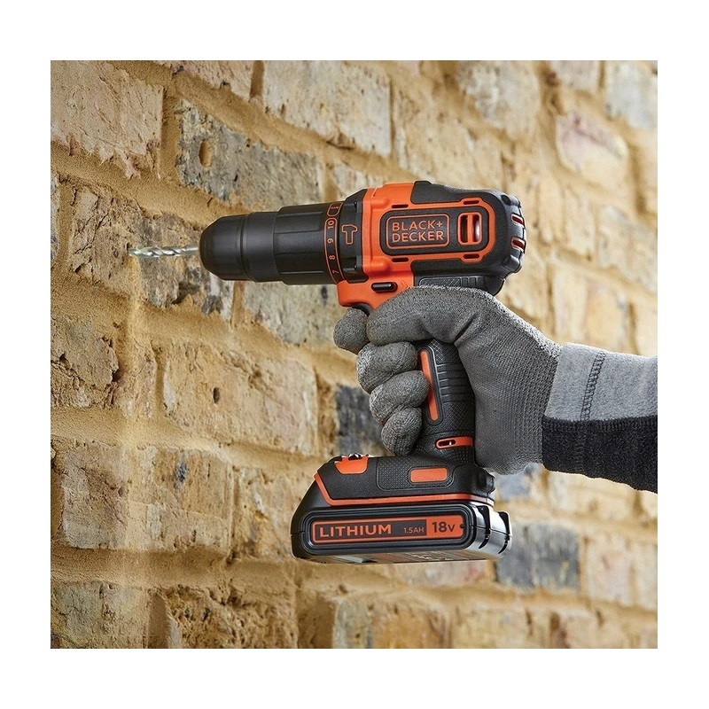 Perceuse à Percussion à Batterie 18V 15Ah Li-Ion Avec Coffret Accessoi 4 Perceuse à Percussion à Batterie 18V 15Ah Li-Ion Avec Coffret Accessoi – Image 4
