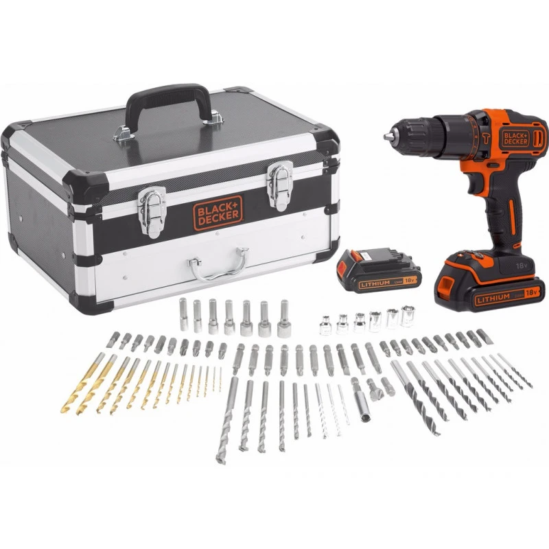 Perceuse à Percussion à Batterie 18V 15Ah Li-Ion Avec Coffret Accessoi 1 Perceuse à Percussion à Batterie 18V 15Ah Li-Ion Avec Coffret Accessoi