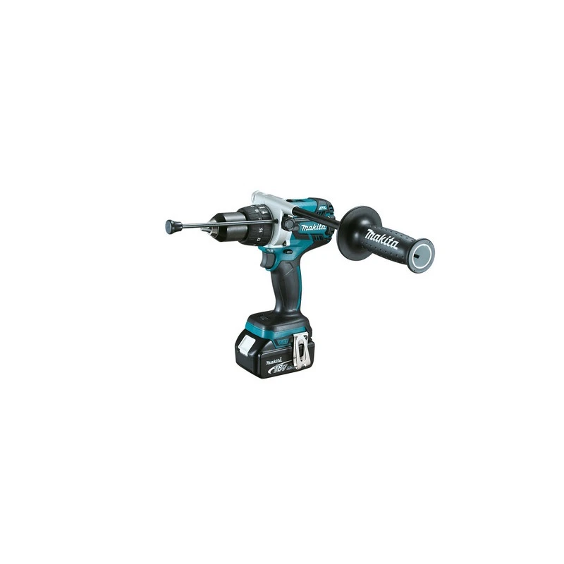 Makita Perceuse Visseuse à Percussion à Batterie 18V 2x5Ah Li-Ion 125Nm DHP48 2 Makita Perceuse Visseuse à Percussion à Batterie 18V 2x5Ah Li-Ion 125Nm DHP48 – Image 2