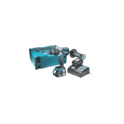 Makita Perceuse Visseuse à Percussion à Batterie 18V 2x5Ah Li-Ion 125Nm DHP48