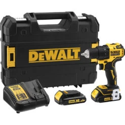 DeWALT PerceuseVisseuse Batterie 18V 2x15 Ah Li-Ion Mallette Transport DCD708