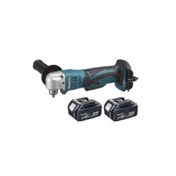 Makita Perceuse Visseuse D'angle 18 V Li-Ion 4 Ah Diam 10 Mm à Clé DDA350RMJ -Kobleo perceuse visseuse d angle 18 v li ion 4 ah diam 10 mm a cle dda350rmj 2