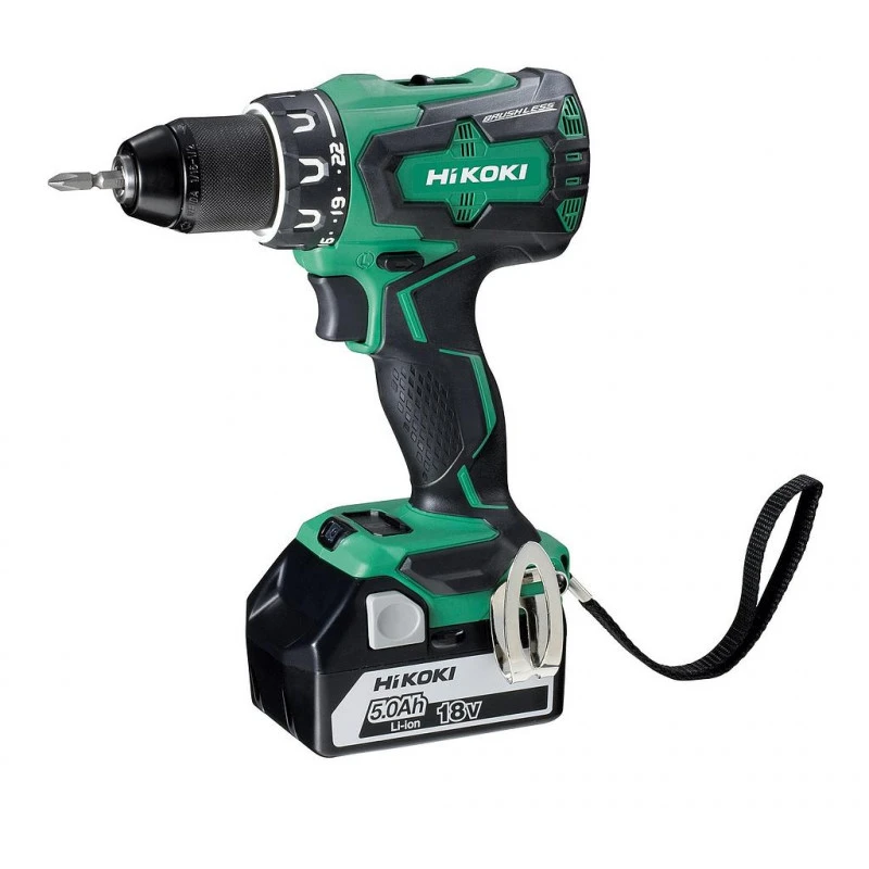 Perceuse Visseuse DS18DBSLWJZ 18V 2x5Ah 70Nm Sans Charbon Hikoki 1 Perceuse Visseuse DS18DBSLWJZ 18V 2x5Ah 70Nm Sans Charbon Hikoki