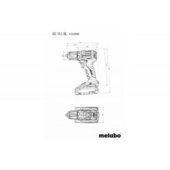 Metabo PerceuseVisseuse 18V 60 Nm 32mm Coffret MetaLoc BS 18 L BL -Kobleo perceusevisseuse 18v 60 nm 32mm coffret metaloc bs 18 l bl 3