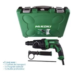 Perforateur Burineur Professionnel Hikoki DH26PC2WSZ SDS-Plus 830W 2,9 Joules 9 Perforateur Burineur Professionnel Hikoki DH26PC2WSZ SDS-Plus 830W 2,9 Joules -Kobleo perforateur burineur dh26pc2wsz sds plus 830w 2 9j hikoki 4
