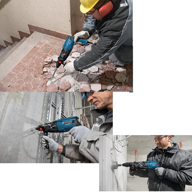 Perforateur GBH 2-28 Professional Sds-Plus 880W 28mm 3,2J Bosch 3 Perforateur GBH 2-28 Professional Sds-Plus 880W 28mm 3,2J Bosch – Image 3