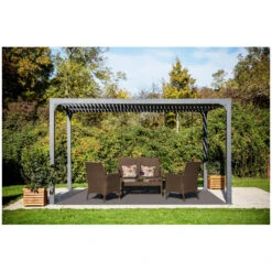 Pergola Bioclimatique Structure Aluminium Ouverture Manuelle 1080 M2 P 9 Pergola Bioclimatique Structure Aluminium Ouverture Manuelle 1080 M2 P -Kobleo pergola bioclimatique structure aluminium ouverture manuelle 1080 m2 p 4