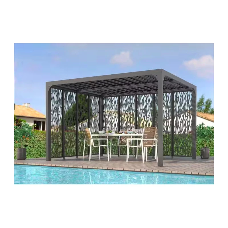 Pergola Habrita PER 36M30M BI Alu Moucharabieh Côté 3m Et Côté 3,60m 3 Pergola Habrita PER 36M30M BI Alu Moucharabieh Côté 3m Et Côté 3,60m – Image 3