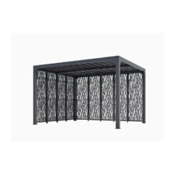 Pergola Habrita PER 36M30M BI Alu Moucharabieh Côté 3m Et Côté 3,60m