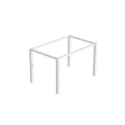 Pieds Carrés Et Cadre De Table Emuca 1150x750mm Acier Peint En Blanc -Kobleo pieds carres et cadre de table emuca 1150x750mm acier peint en blanc 2