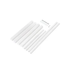 Pieds Carrés Et Cadre De Table Emuca 1150x750mm Acier Peint En Blanc