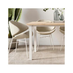 Pieds Carrés Et Cadre De Table Emuca 1150x750mm Acier Peint En Blanc -Kobleo pieds carres et cadre de table emuca 1150x750mm acier peint en blanc 4