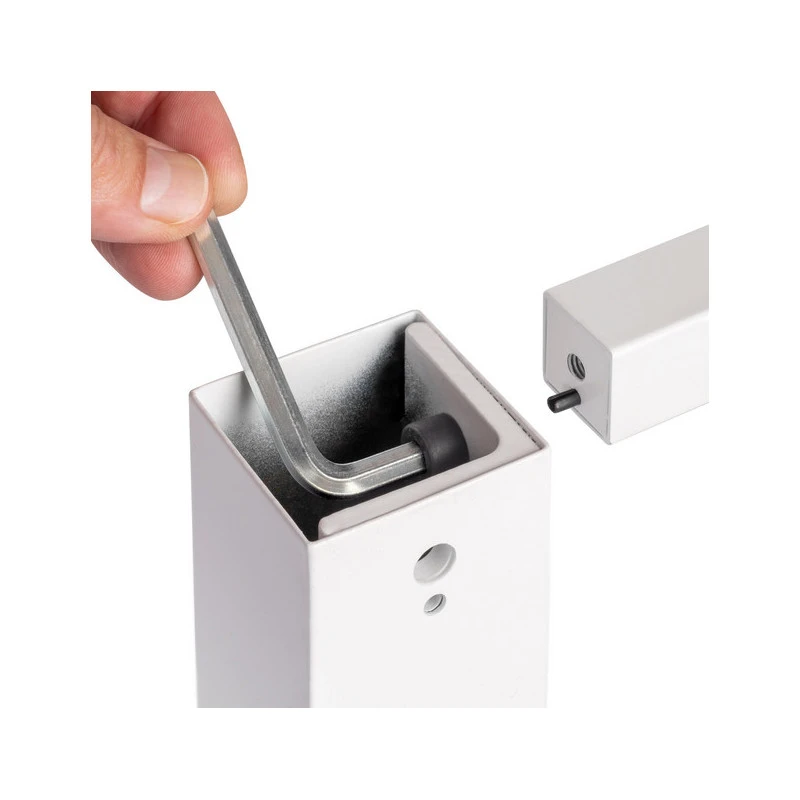 Pieds Carrés Et Cadre De Table Emuca 750x750mm Acier Peint En Blanc 9 Pieds Carrés Et Cadre De Table Emuca 750x750mm Acier Peint En Blanc – Image 9