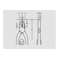 Bahco Pince à Freiner Avec Finition Phosphatée, 224 Mm 2855 -Kobleo pince a freiner avec finition phosphatee 224 mm 2855 bahco 1