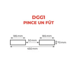 Afaire - Pince à Fûts Galvanisée 360 Kg -Kobleo pince a futs galvanisee dgg1 360kg 2