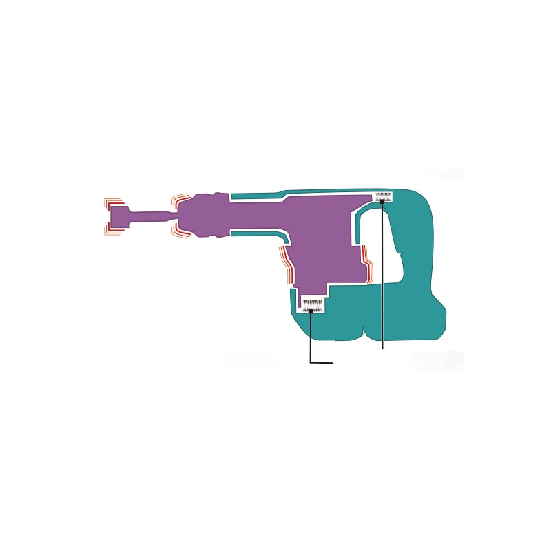 Makita Piqueur SDS-Plus 18 V Li-Ion 3,1 Joules DHK180RTJ 7 Makita Piqueur SDS-Plus 18 V Li-Ion 3,1 Joules DHK180RTJ – Image 7