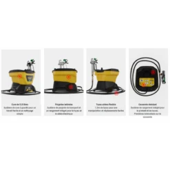 Pistolet à Peinture Airless Control 150 M 300W 110bar 5.5L Wagner 7 Pistolet à Peinture Airless Control 150 M 300W 110bar 5.5L Wagner -Kobleo pistolet a peinture airless control 150 m 300w 110bar 5 5l wagner 2