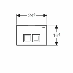 Geberit Plaque De Déclenchement WC DELTA50 115.135.11.1 6 Geberit Plaque De Déclenchement WC DELTA50 115.135.11.1 -Kobleo plaque de declenchement wc delta50 115 135 11 1 geberit 1