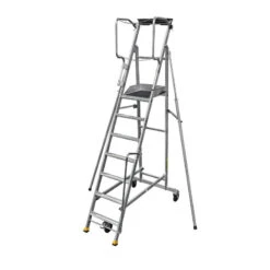 Plate-forme De Rayonnage Aluminium Haut. Travail 4,80 M 11 Marches ERM