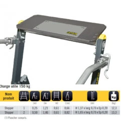 Plate-Forme De Travail (accès Rayon) 1 Marche STEPPER -Kobleo plate forme de travail acces rayon 1 marche stepper 3