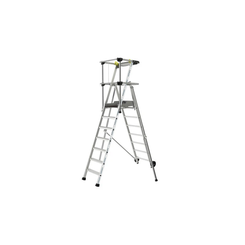 Plate-forme En Alu 8 Marches Hauteur Accès 389 M Max SHERPAMATIC FIXE 1 Plate-forme En Alu 8 Marches Hauteur Accès 389 M Max SHERPAMATIC FIXE