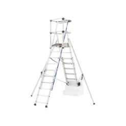 Plate-forme Télescopique En Alu 8 à 11 Marches Haut Accès 446m SHERPAS