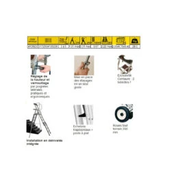 Plateforme De Travail Télescopique 3 5 Marches PL SCOP -Kobleo plateforme de travail telescopique 3 5 marches pl scop 2