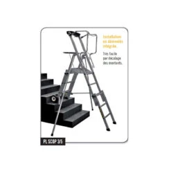 Plateforme De Travail Télescopique 3 5 Marches PL SCOP -Kobleo plateforme de travail telescopique 3 5 marches pl scop 3