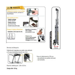 Plateforme De Travail Télescopique 4 7 Marches PL SCOP 7 Plateforme De Travail Télescopique 4 7 Marches PL SCOP -Kobleo plateforme de travail telescopique 4 7 marches pl scop 2