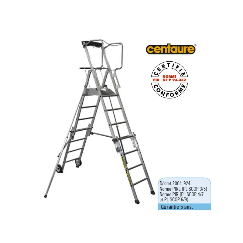 Plateforme De Travail Télescopique 4 7 Marches PL SCOP 1 Plateforme De Travail Télescopique 4 7 Marches PL SCOP