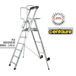 Plateforme Individuelle Roulante à Haut. Fixe Avec étayages H:3m45 PL6