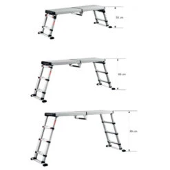 Plateforme Télescopique SOLID LINE 3 Hauteurs TEL-61209 -Kobleo plateforme telescopique solid line 3 hauteurs tel 61209 telesteps 2