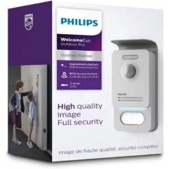 Platine De Rue WelcomeEye Pro Outdoor Distance 120m Philips -Kobleo platine de rue welcomeeye pro outdoor distance 120m philips 2
