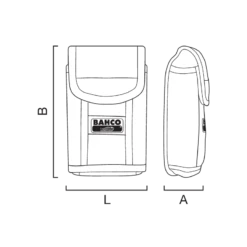 Bahco Pochette Verticale Pour Téléphone Portable 4750-VMPH-1 -Kobleo pochette verticale pour telephone portable 4750 vmph 1 bahco 2