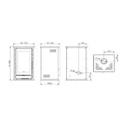 Poêle à Bois M1 Eco 7,3kW Bûches 2kg/h Solzaima -Kobleo poele a bois m1 eco 7 3kw buches 2kg h solzaima 2