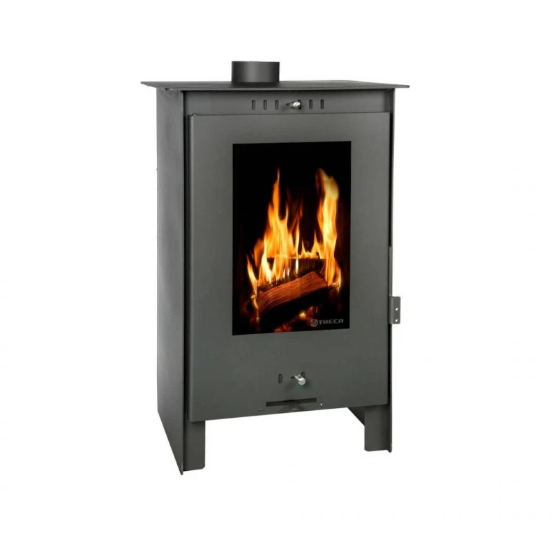 Poêle à Bois Theca HOGAR 452 Sortie D110mm 8,5kW 1 Poêle à Bois Theca HOGAR 452 Sortie D110mm 8,5kW