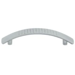 Poignée Courbe Aspect Inox 128 Mm