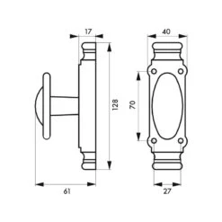 Poignée De Fenêtre 16021 Boîtier De Crémone Fonte En Applique Thirard -Kobleo poignee de fenetre 16021 boitier de cremone fonte en applique thirard 2