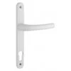 Poignée Porte Intérieure SULTANE 235x25 C8x92mm Trou Cylindre Blanc 99