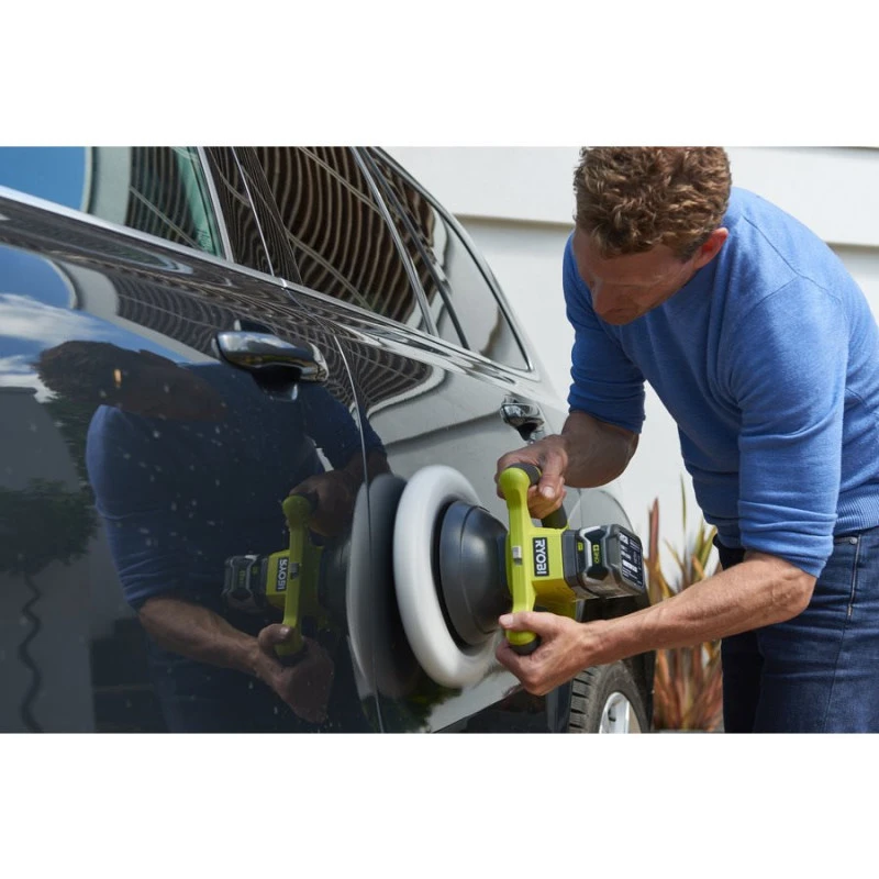 Ryobi Polisseuse 18 V One+ Sans Batterie Ni Chargeur 2 Patins 254 Mm R18B-0 4 Ryobi Polisseuse 18 V One+ Sans Batterie Ni Chargeur 2 Patins 254 Mm R18B-0 – Image 4