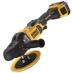 DeWALT Polisseuse Rotative XR 18V 2x5Ah Li-Ion Brushless 180mm Système Velcro