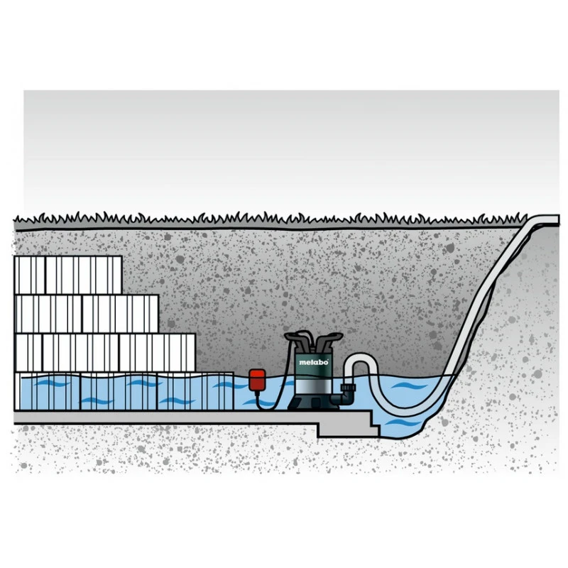Metabo Pompe Immergée Pour Eaux Claires 1000W 3.4 Bar TDP 7501 S 4 Metabo Pompe Immergée Pour Eaux Claires 1000W 3.4 Bar TDP 7501 S – Image 4