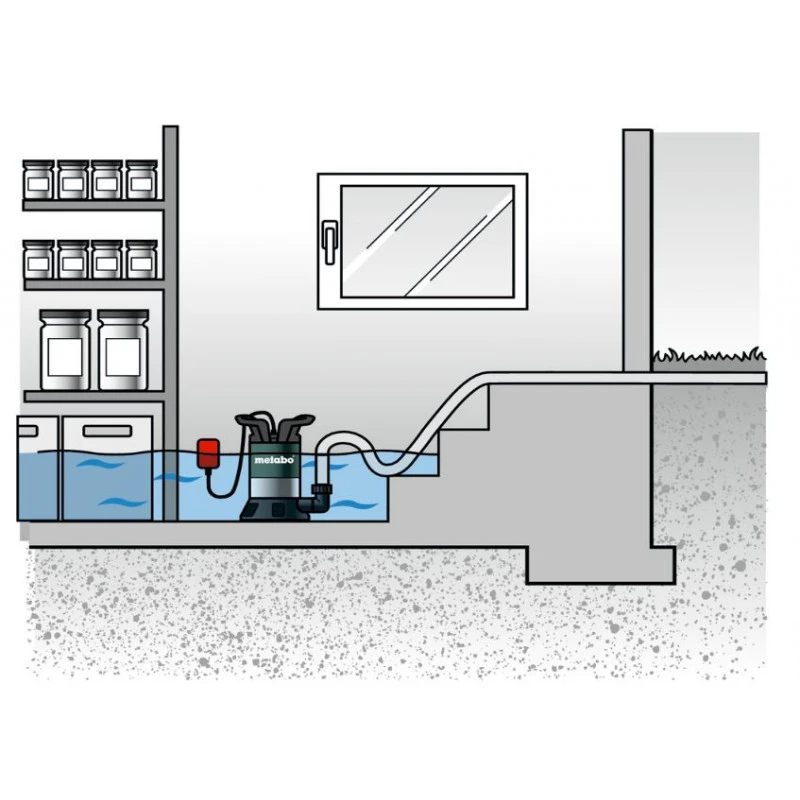 Metabo Pompe Immergée Pour Eaux Claires 8000l/h 350W TP 8000 S 3 Metabo Pompe Immergée Pour Eaux Claires 8000l/h 350W TP 8000 S – Image 3