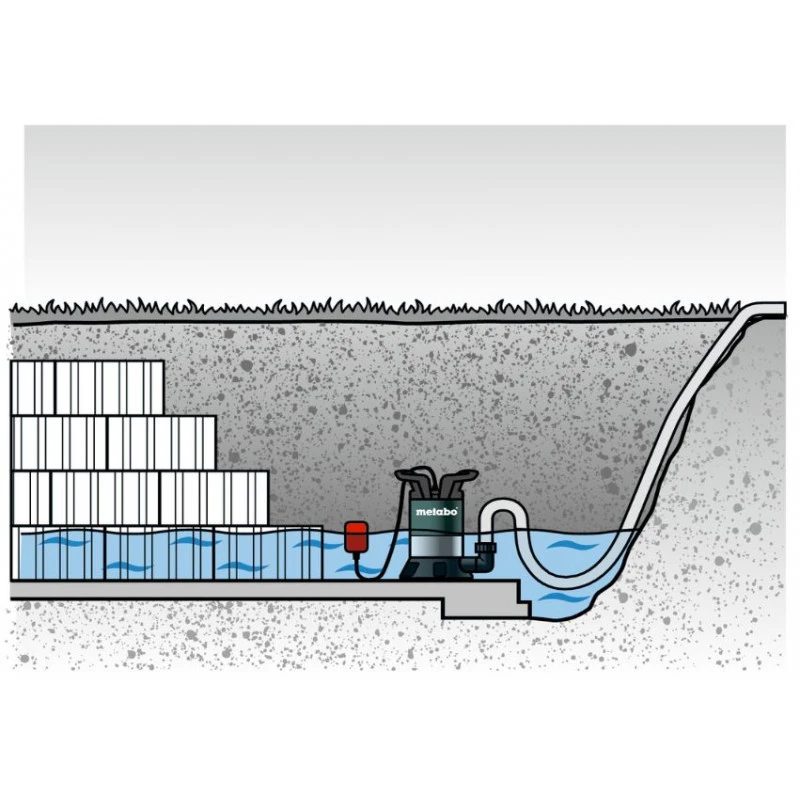 Metabo Pompe Immergée Pour Eaux Claires 8000l/h 350W TP 8000 S 4 Metabo Pompe Immergée Pour Eaux Claires 8000l/h 350W TP 8000 S – Image 4