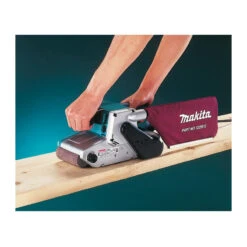 Makita Ponceuse à Bande 1010W (bande : 100 X 610 Mm)+ Coffret Makpack 9404J -Kobleo ponceuse a bande 1010w bande 100 x 610 mm coffret makpack 9404j 2